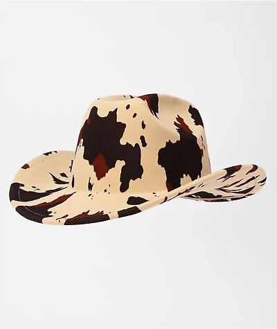 Ella Shea Cow Print Cowboy Hat