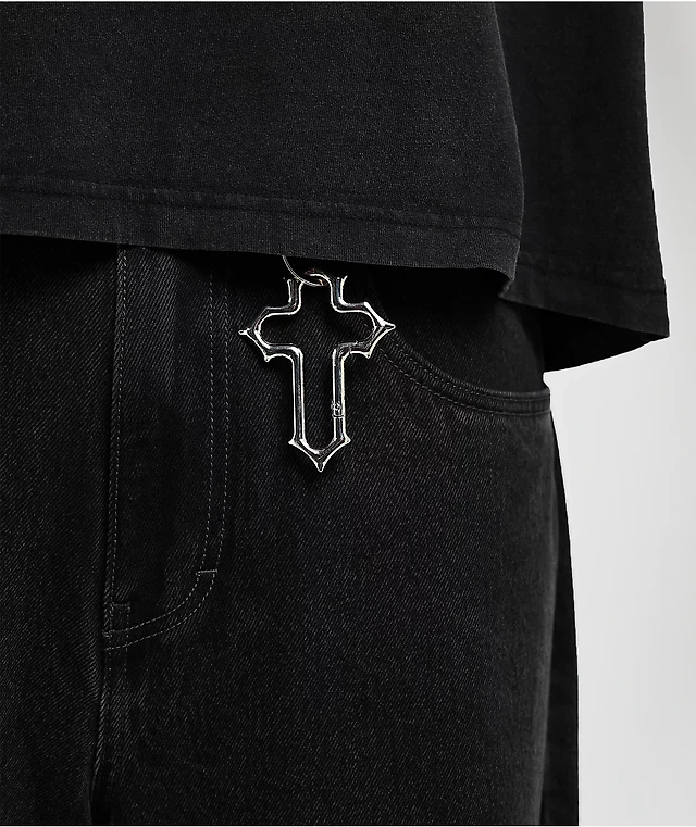 Ella Shea Cross Carabiner Keychain