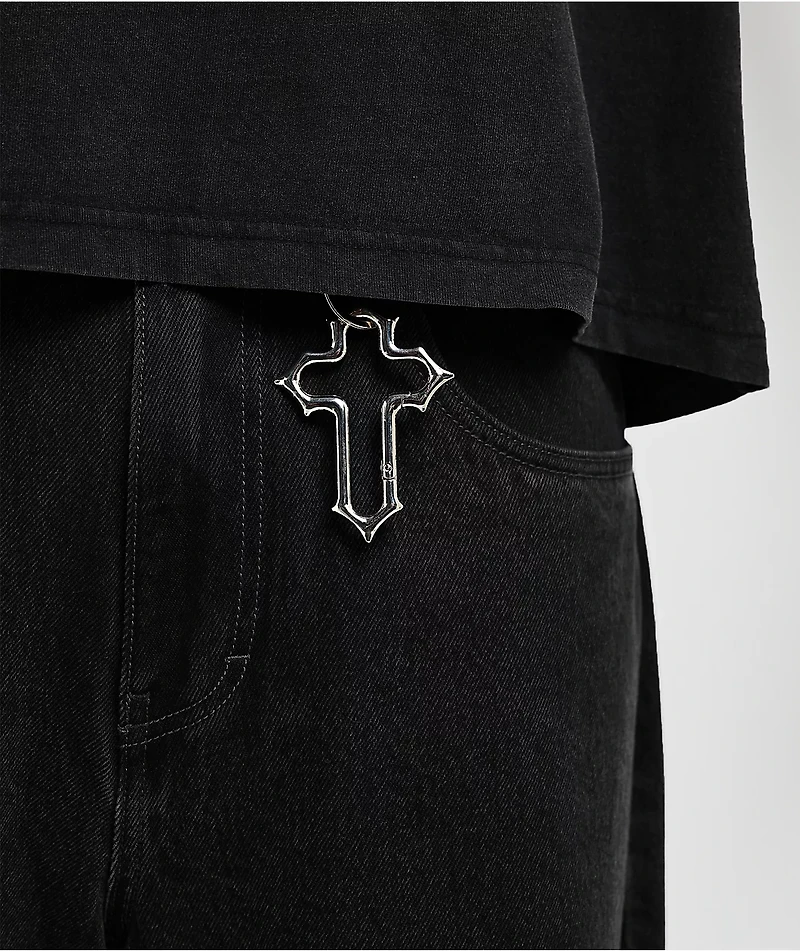 Ella Shea Cross Carabiner Keychain