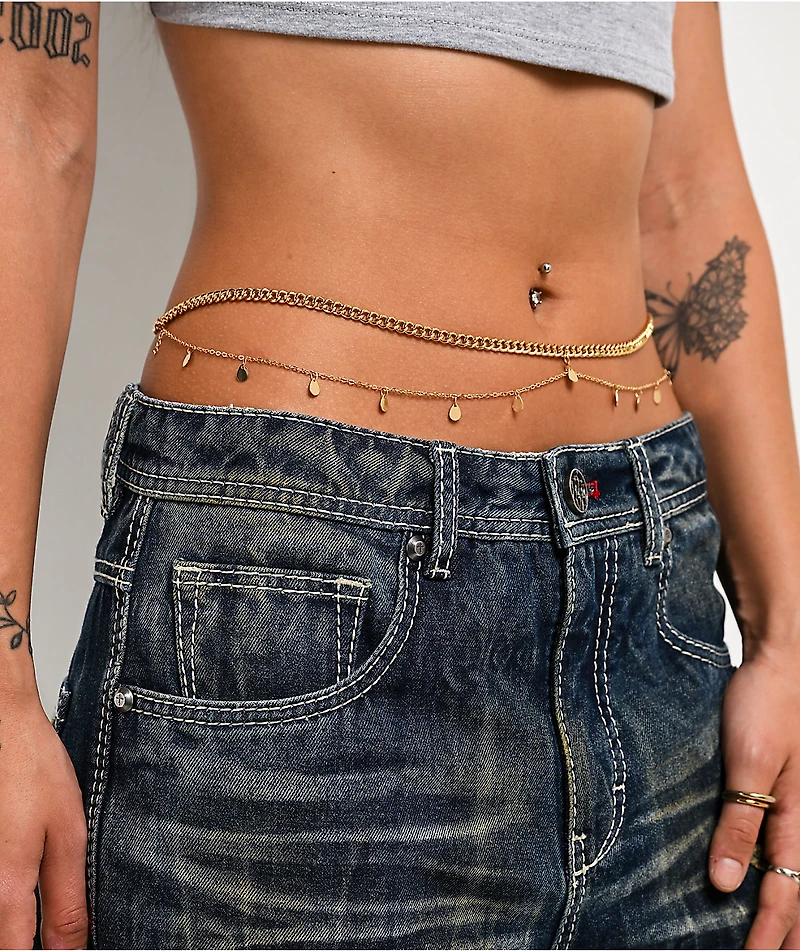 Ella Shea Duo Gold Belly Chain