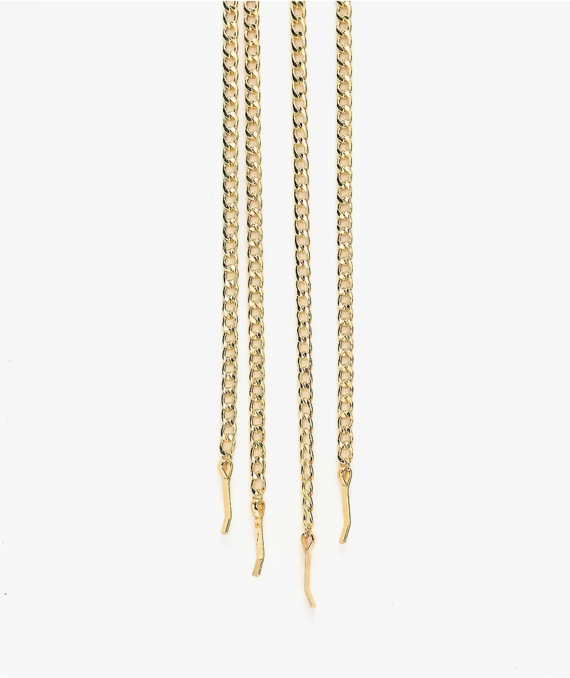 Ella Shea Gold Chain Shoelaces
