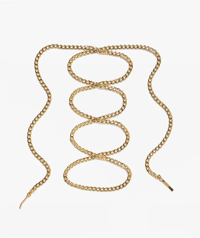 Ella Shea Gold Chain Shoelaces