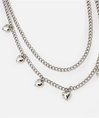 Ella Shea Heart Silver Pocket Chain