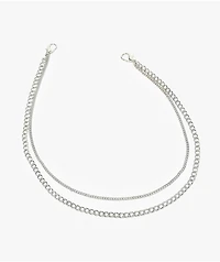 Ella Shea Layer Silver Pocket Chain