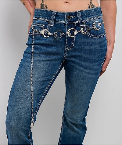 Ella Shea Moon Silver Chain Belt