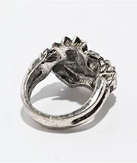 Ella Shea Skeleton Silver Claddagh Ring