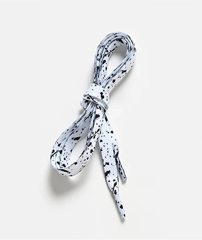 Ella Shea Speckle White & Black 54" Shoe Laces