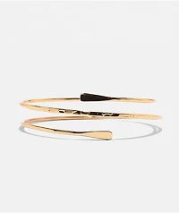 Ella Shea Spiral Gold Arm Cuff