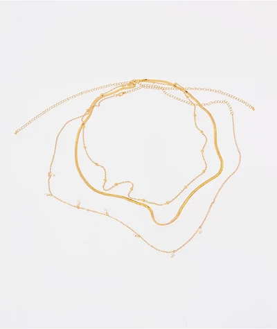 Ella Shea Tri-Layer Gold Belly Chain