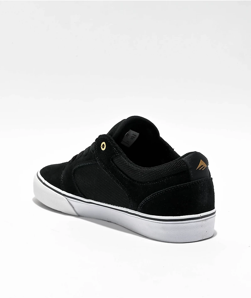 Emerica Cadence Black & White Skate Shoes