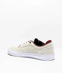 Emerica Dickson White & Red Skate Shoes