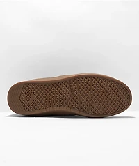 Emerica Figueroa Brown & Gum Suede Skate Shoes