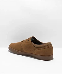 Emerica Figueroa Brown & Gum Suede Skate Shoes