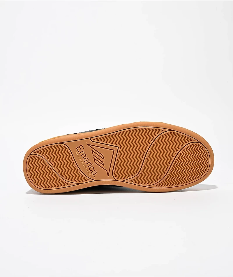 Emerica Heretic Black & Gum Skate Shoes