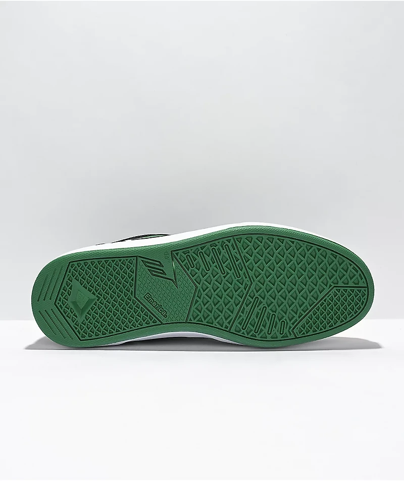 Emerica KSL G6 Black, White & Green Skate Shoes