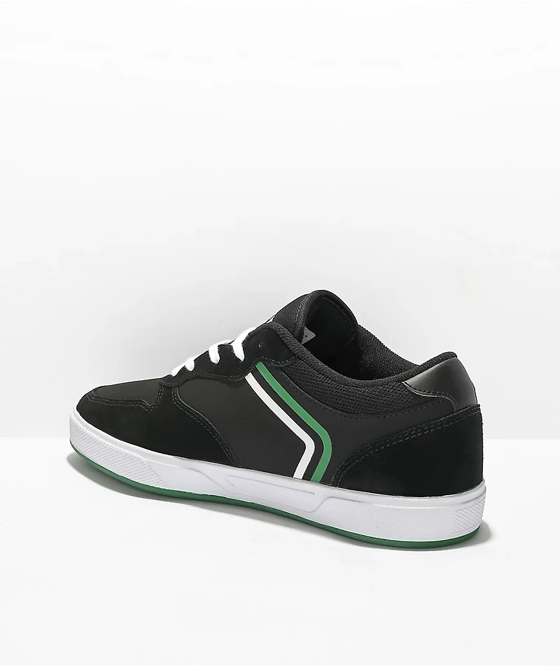Emerica KSL G6 Black, White & Green Skate Shoes
