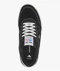 Emerica KSL III Black & White Skate Shoes