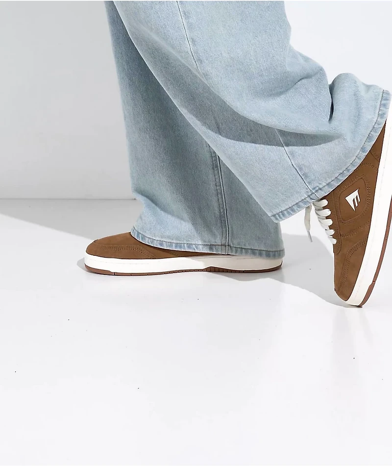 Emerica KSL III Brown & Tan Skate Shoes