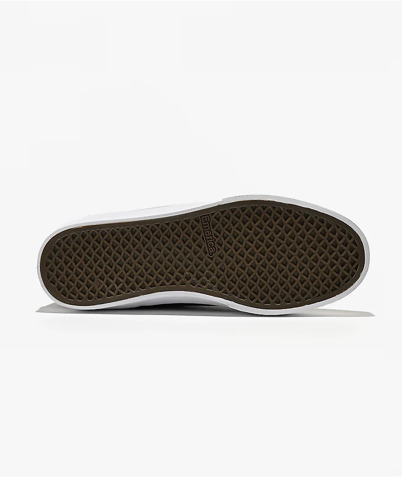 Emerica Moca Black & White Skate Shoes