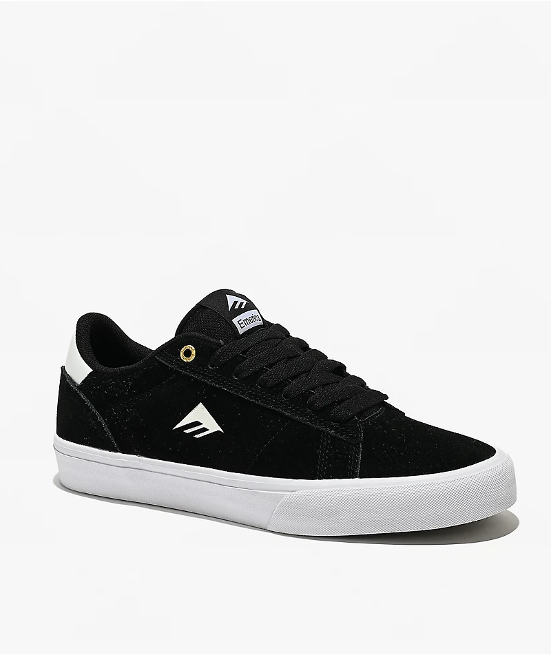 Emerica Moca Black & White Skate Shoes