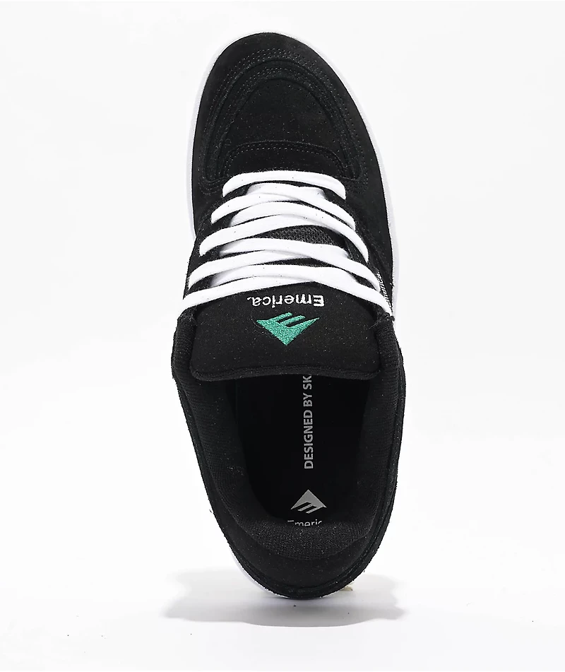 Emerica Mute Black & White Skate Shoes