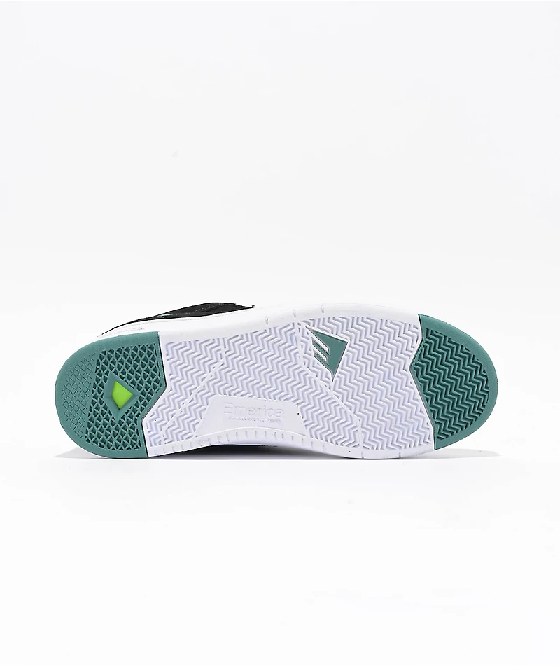 Emerica Mute Black & White Skate Shoes