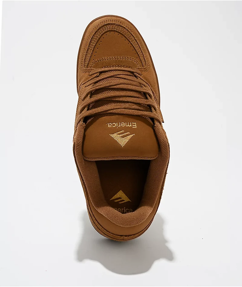 Emerica Mute Brown & Gum Skate Shoes