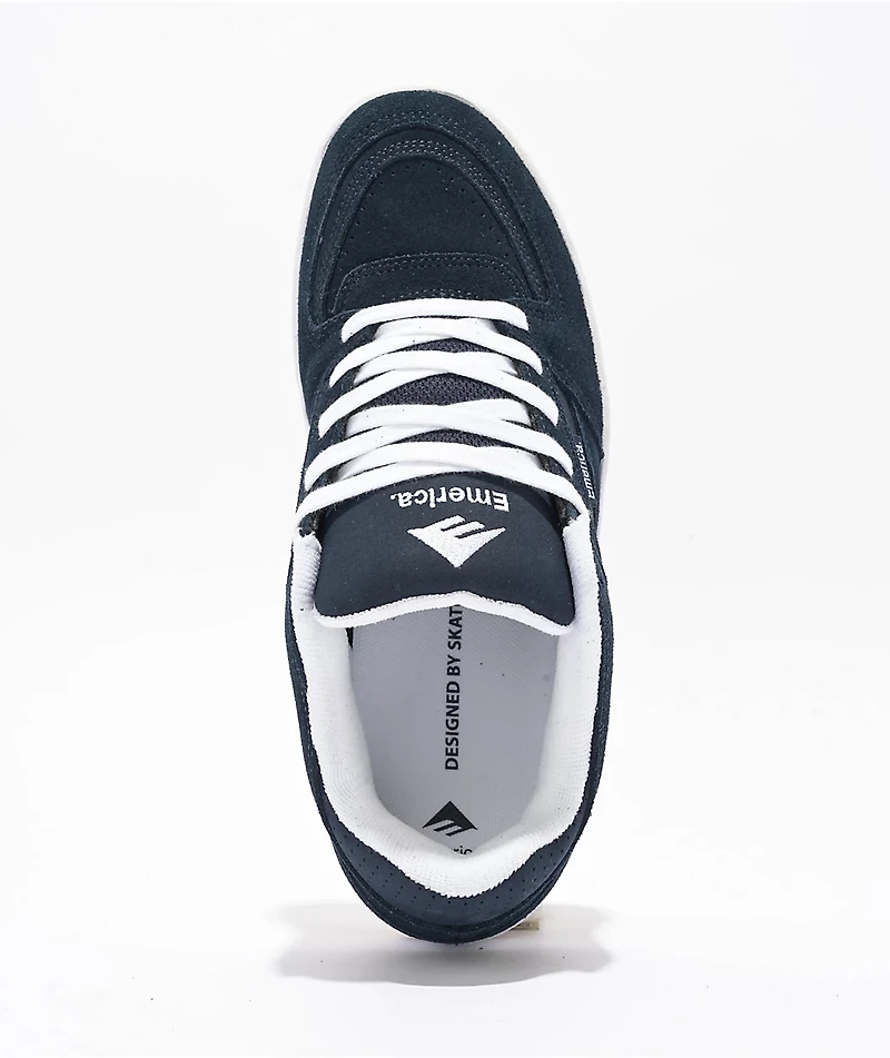Emerica Mute Navy & White Skate Shoes
