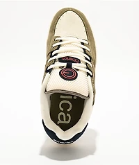 Emerica OG-1 Olive & White Skate Shoes