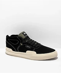 Emerica Pillar Black, White, & Green Skate Shoes