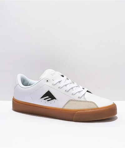 Emerica Temple White & Gum Skate Shoes