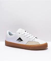 Emerica Temple White & Gum Skate Shoes