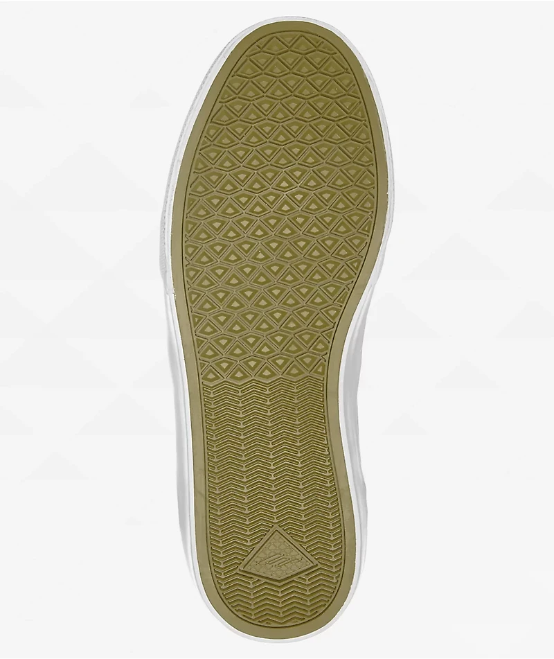 Emerica The Hoban Green & White Skate Shoes