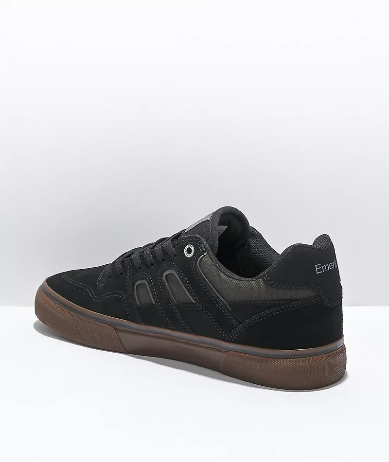 Emerica Tilt G6 Black, Grey & Gum Skate Shoes