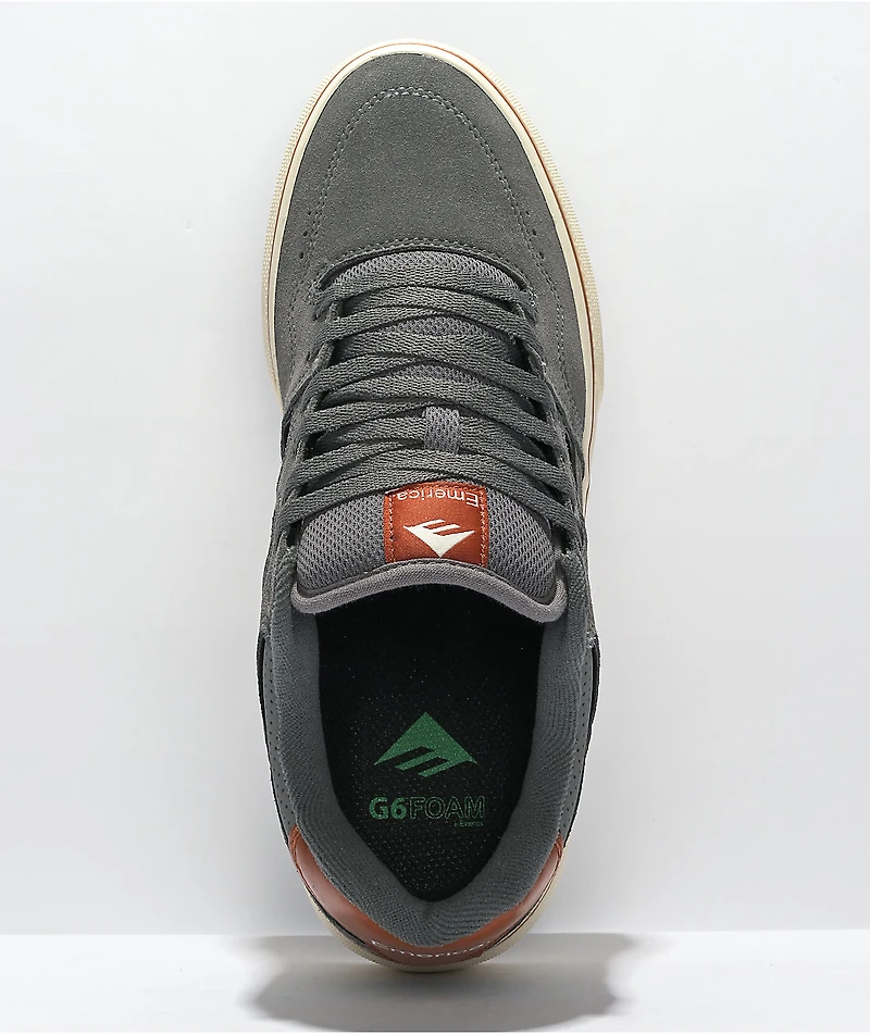 Emerica Tilt G6 Grey & Tan Skate Shoes