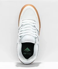 Emerica Tilt G6 White, Blue, & Gum Skate Shoes