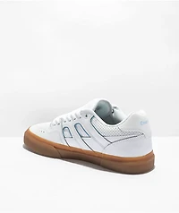 Emerica Tilt G6 White, Blue, & Gum Skate Shoes