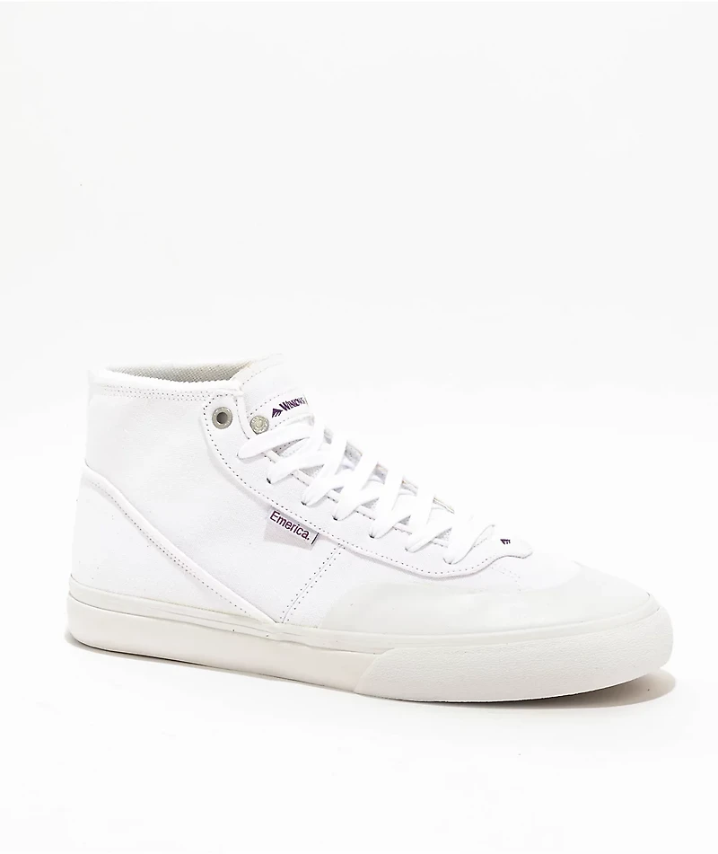 Emerica Winkowski White Skate Shoes