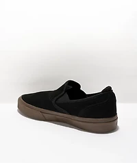 Emerica Wino G6 Gum & Black Slip-On Skate Shoes