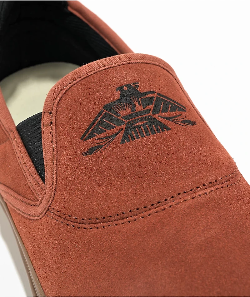 Emerica x Jess Mudgett Wino G6 Clay Slip-On Skate Shoes