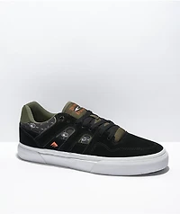 Emerica x Toy Machine Tilt G6 Black & Olive Skate Shoes