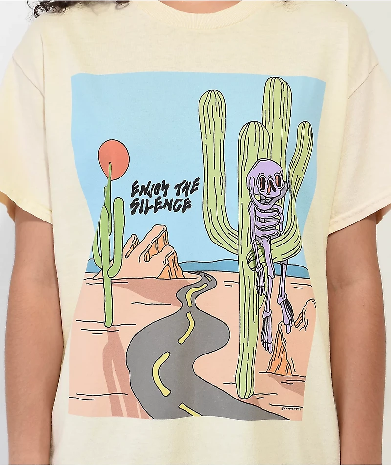 Emma Atterbury Silent Joy Natural T-Shirt