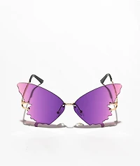 Emmy Butterfly Purple Sunglasses
