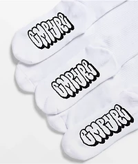 Empyre 6 Pack White Crew Socks