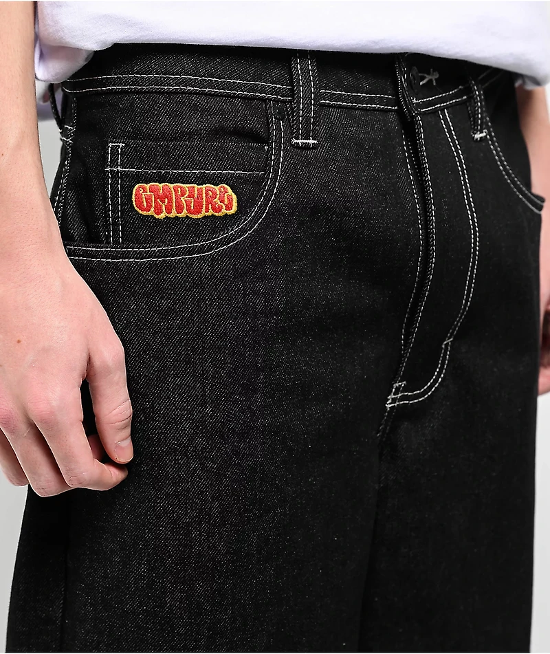 Empyre 8Ball Black Loose Fit Skate Jeans