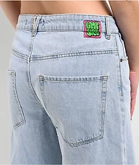 Empyre Allegra Palazzo Light Blue Wash Wide Leg Jeans