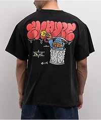 Empyre Alley Cat Black Wash T-Shirt