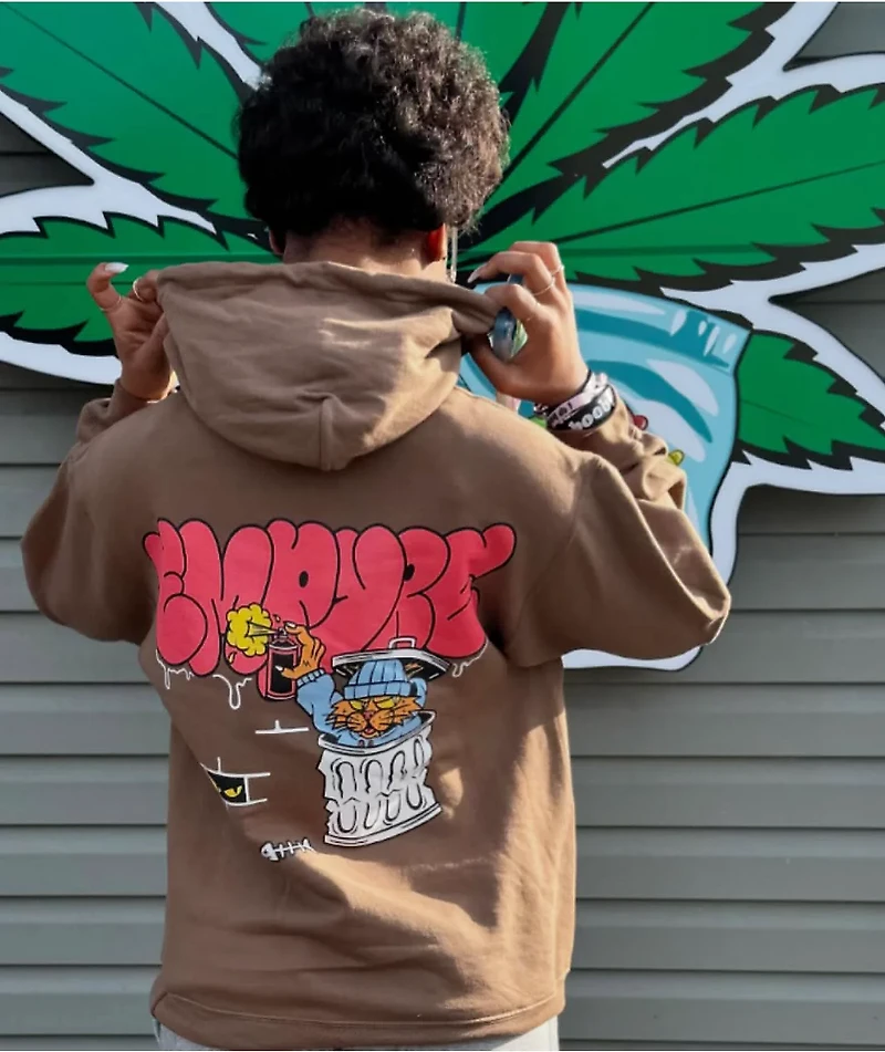 Empyre Alley Cat Brown Hoodie
