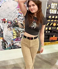 Empyre Amina Vice Virtues Black Crop T-Shirt