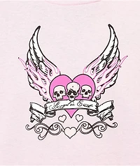 Empyre Angel On Earth Pink Crop T-Shirt